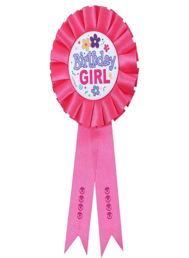 Zyghjort Birthday Pin for Girl, Its My Birthday Pin for Women Pink Satin Grosgrain Ribbon Badge Brooch Pins Women Girls Kids for Party Accessories - Image 1